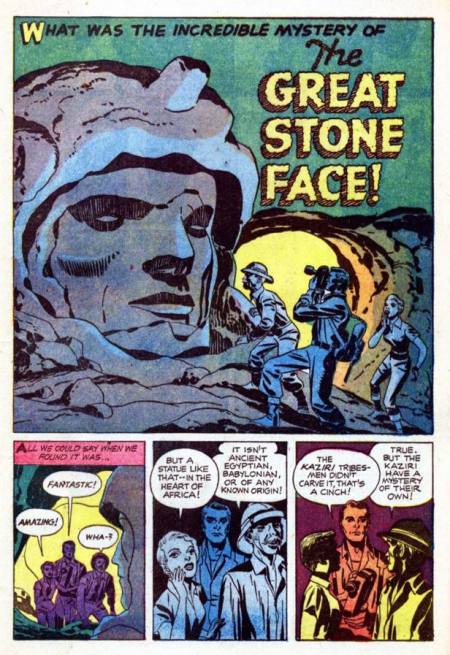 we are the mutants great stone face jack kirby 1957 ancient aliens
