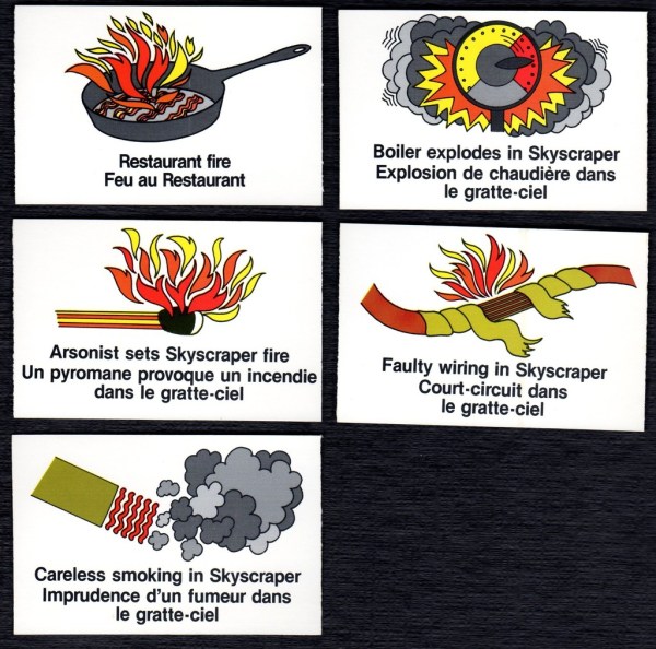 Disaster Game Card ‘Disaster/Désastre’ Board Game, 1979