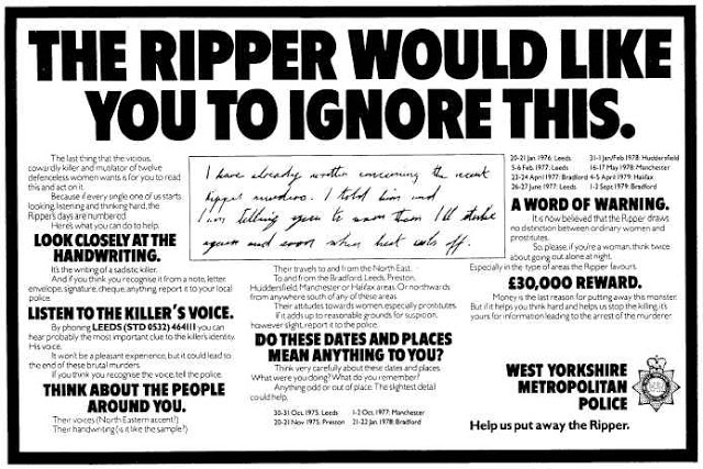 Yorkshire Ripper Exhibit The Yorkshire Ripper Tape Recording, 1979